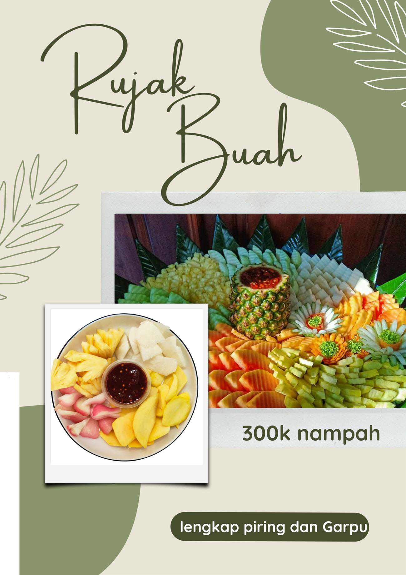 Halaman 8 brosur price list Nur Marisa Catering, Rujak buah