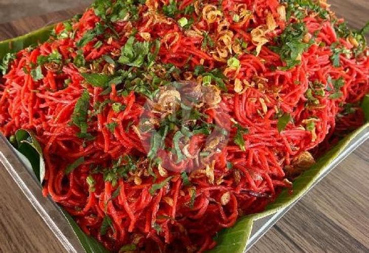 Mie habang khas Banjar dengan cabai